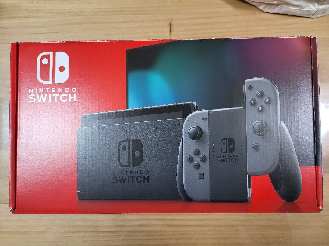 か*食様 Nintendo Switch グレー 本体 難有り