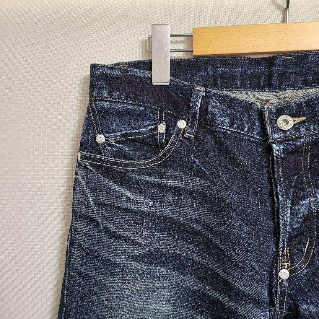 超美品☆TORNADO MARTヒゲ スキニー ダークブルーお兄系Lサイズ