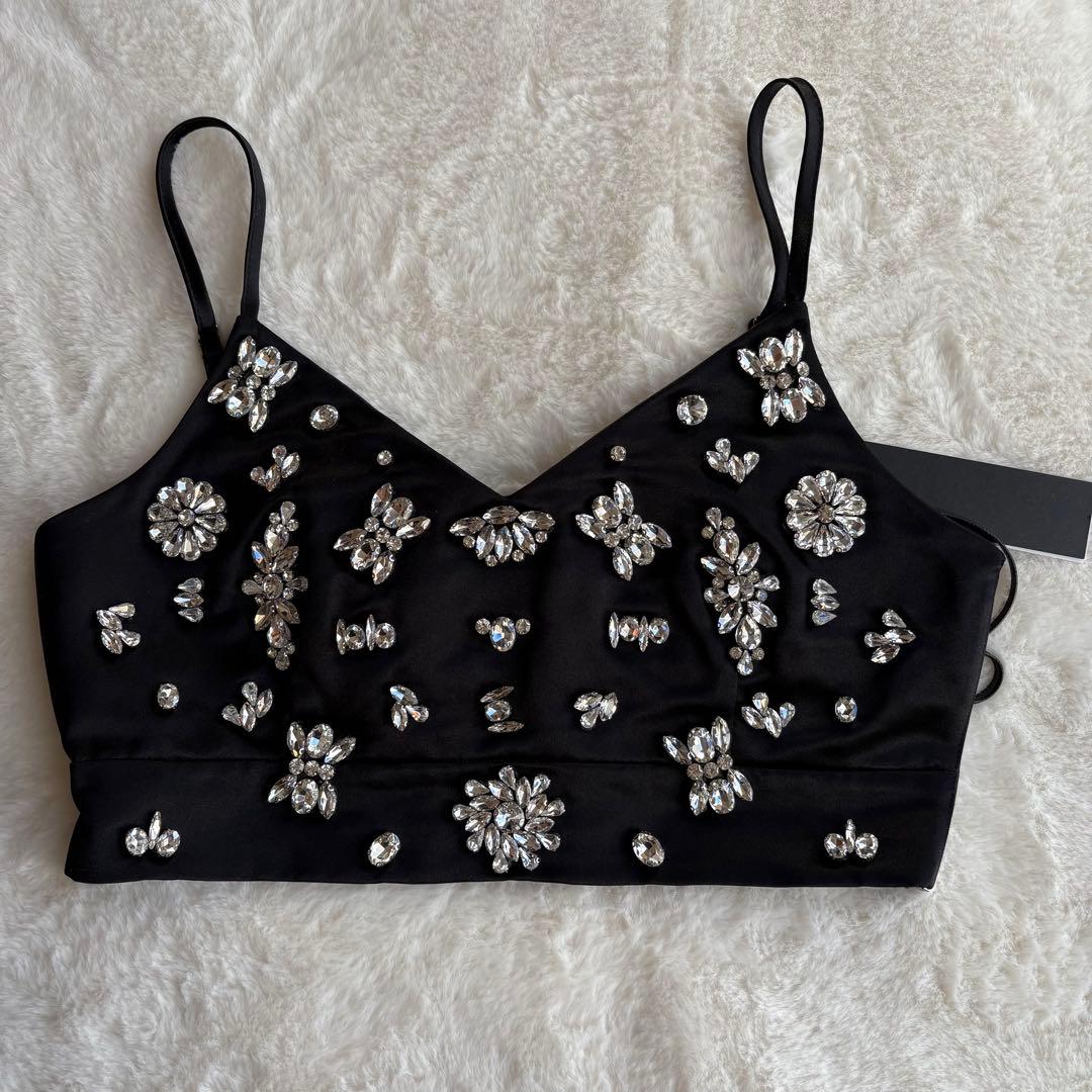 【新品タグ付き】PAMEO POSE（パメオポーズ）ビジューブラ