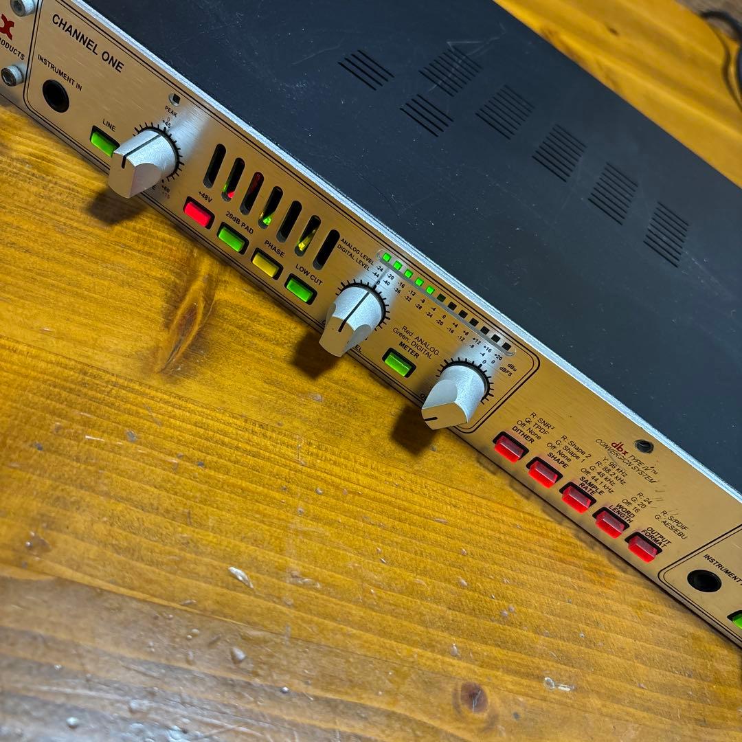 dbx 386 デュアルマイクプリアンプ ジャンク