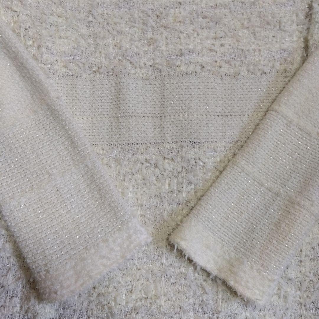 美品　TO BE CHIC　ツイード　ニット　ワンピース