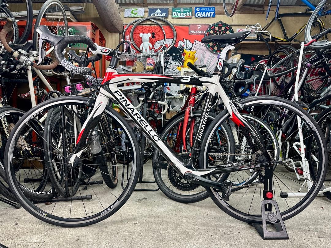 PINARELLO FP3フルカーボン全バラから製作！基本分解発送送料無料！