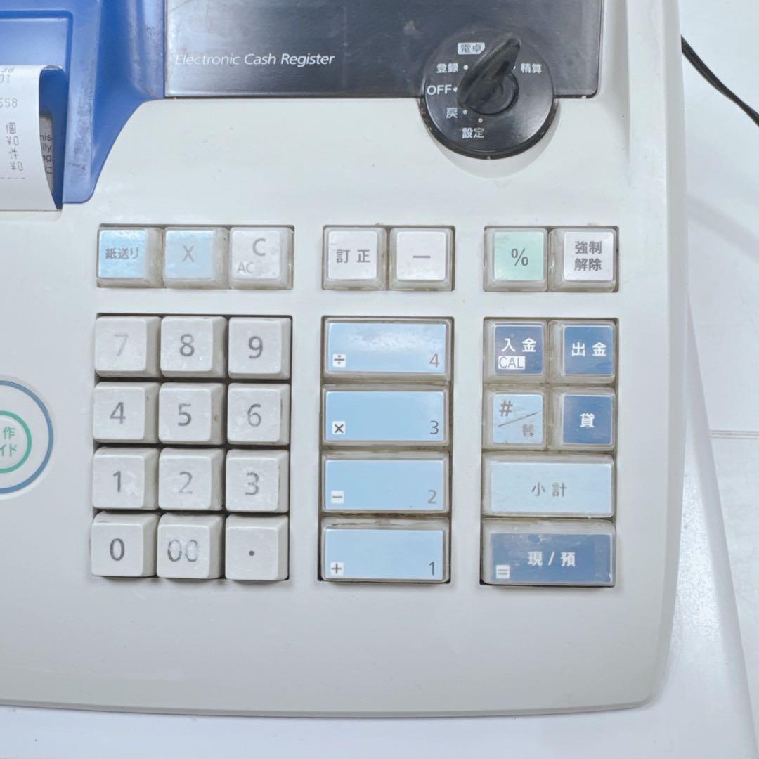 k2236 CASIO TE-M80 電子レジスター