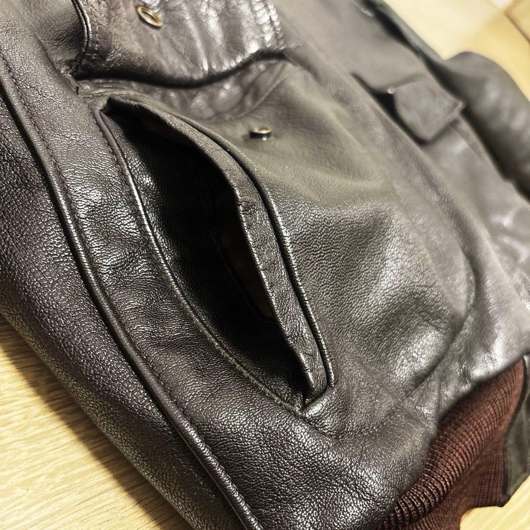 美品 80s USA製L.L.Bean G1 レザージャケット