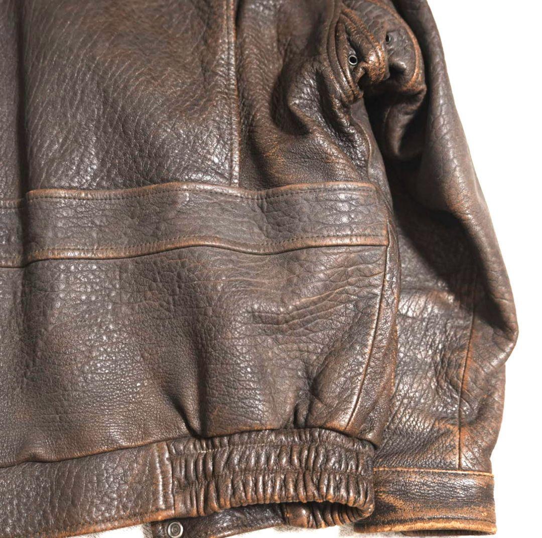 【雰囲気抜群】羊革 レザー A-2 G-1 フライトジャケット 空軍