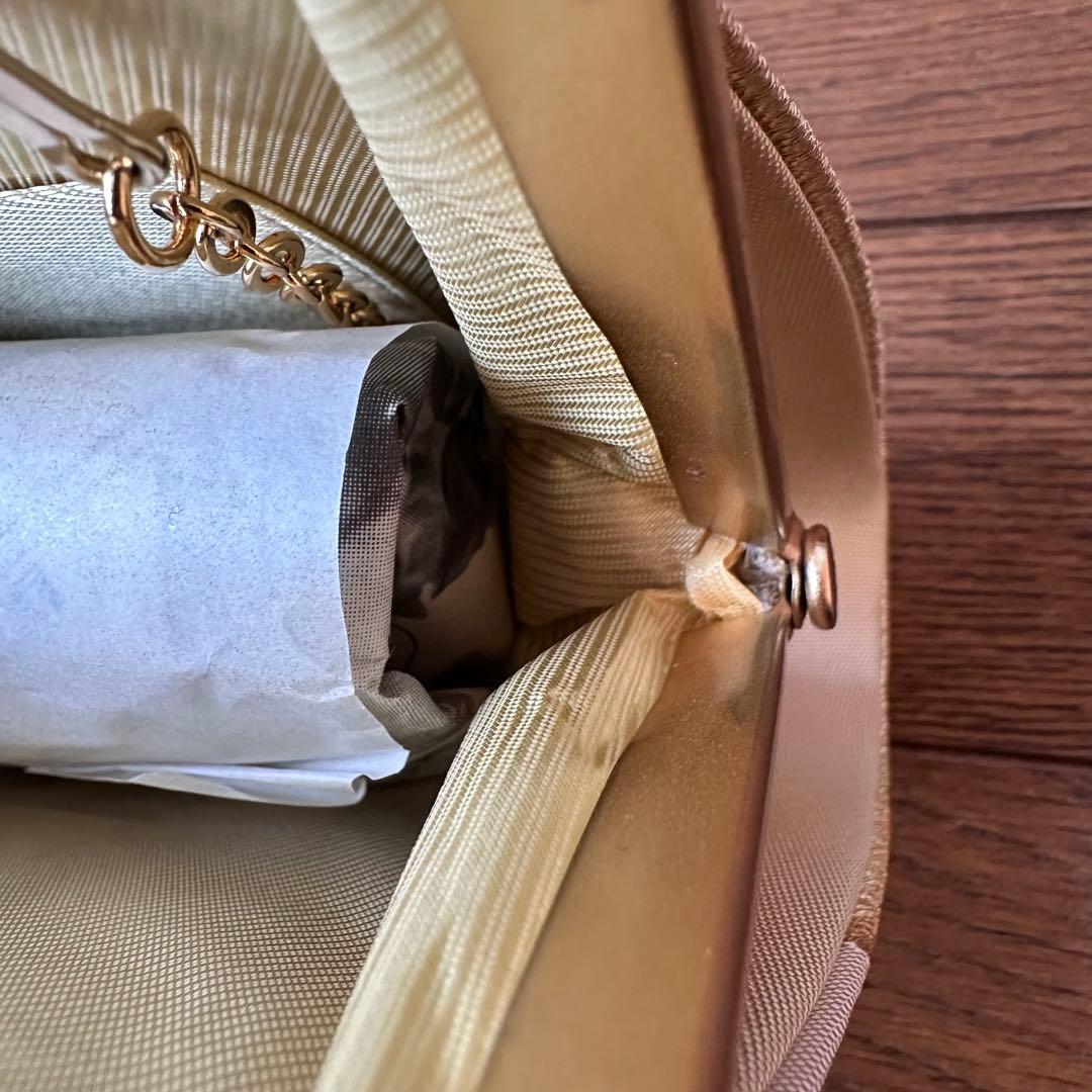 金色の和風バッグと草履セット　着物　和装　礼装