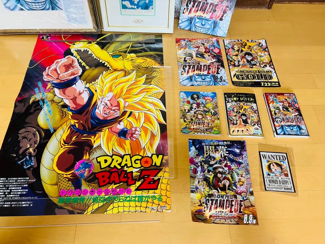 ONE PIECE ドラゴンボール鳥山明直筆サイン入りジャンプ展限定高級複製原画