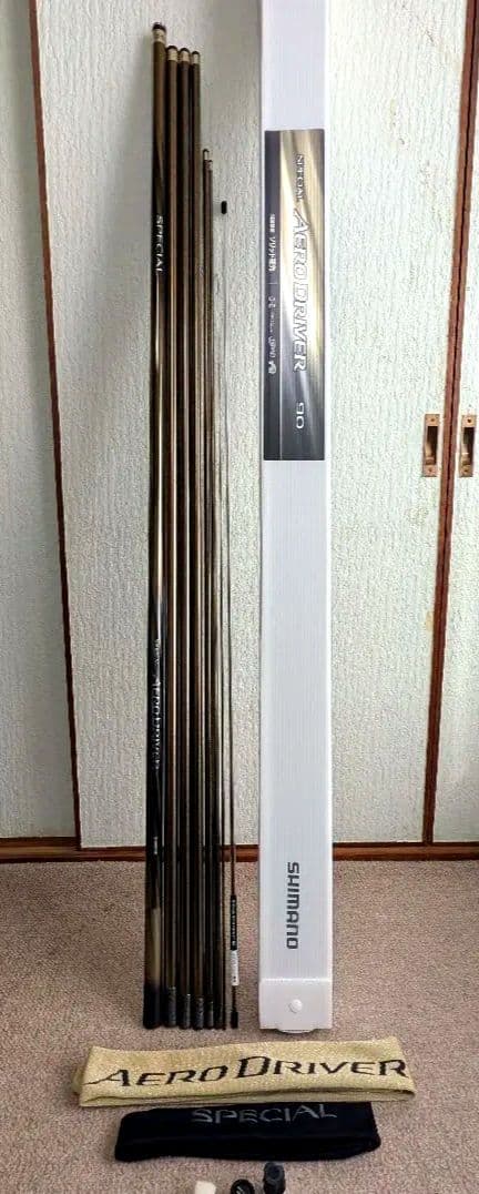 SHIMANO　【ほぼ新品】鮎竿　　　　　　 SPECIALエアロドライバー90