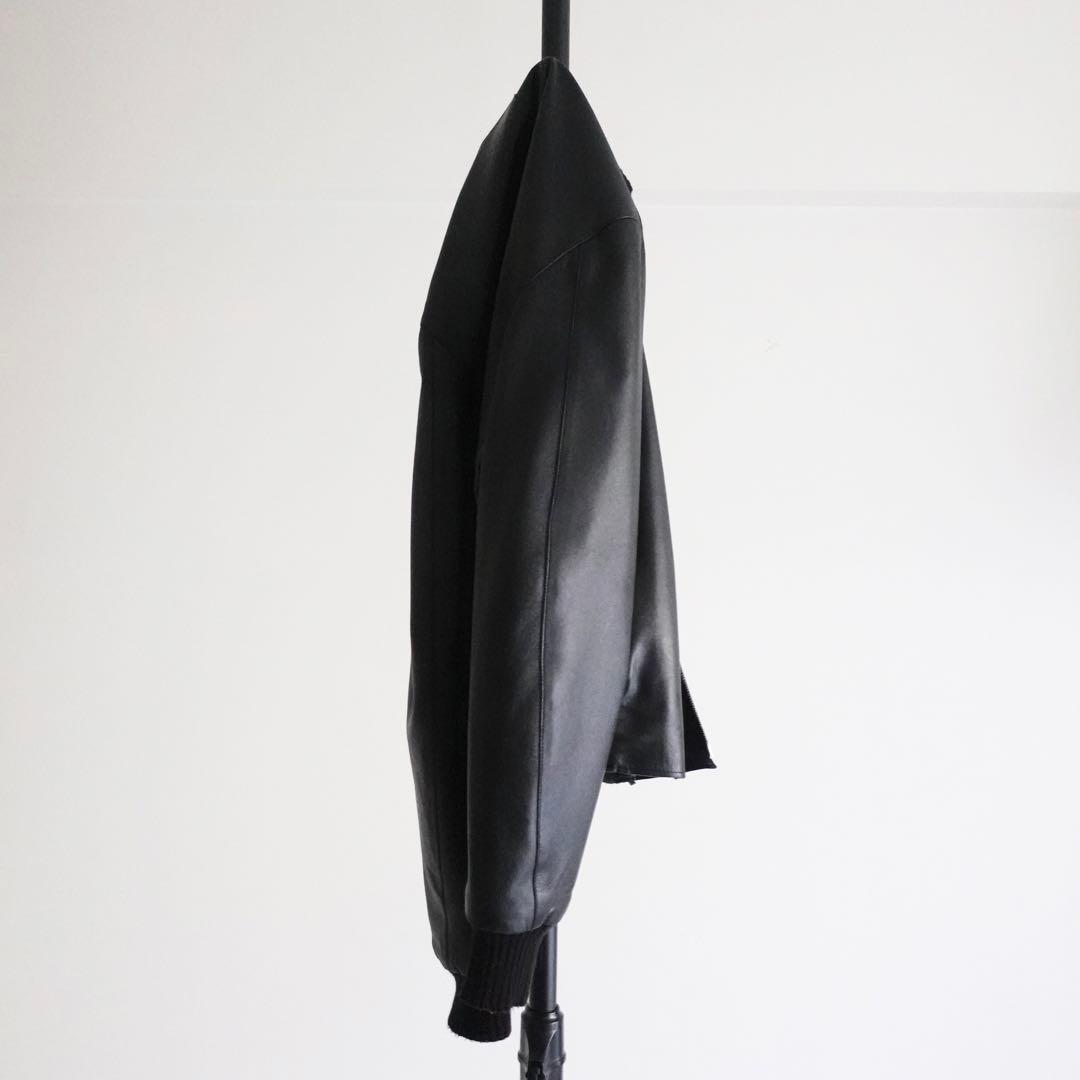 ジャケット・アウター 1980s 90s ROOTS Black Leather Zip Jacket