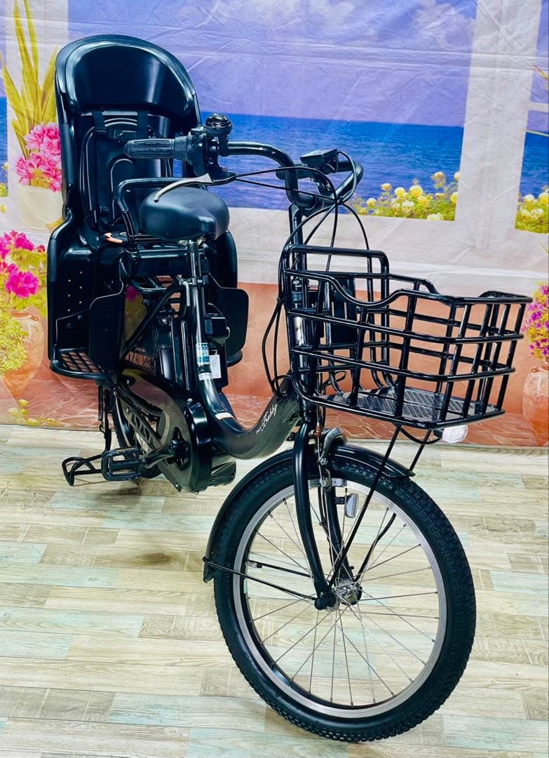 ちゃす　パスバビー12AH⭐️ヤマハ子供乗せ電動アシスト自転車Y3608