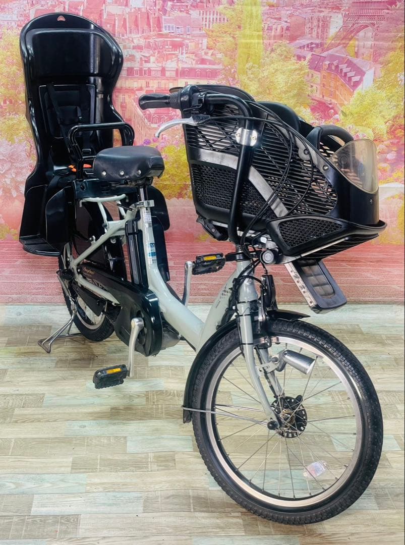ZK3493 電動自転車 ブリヂストン アンジェリーノ 子供乗せ 20インチ