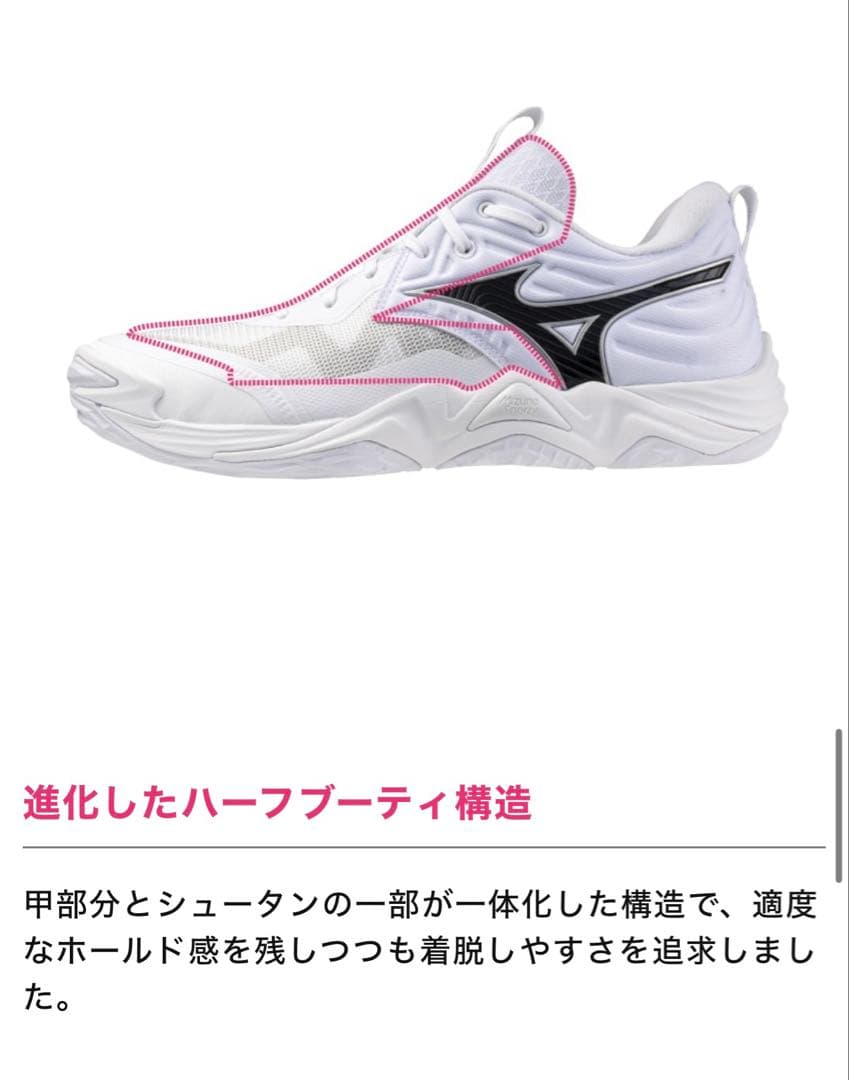 【新品未使用】Mizuno Wave Momentum Elite Wide
