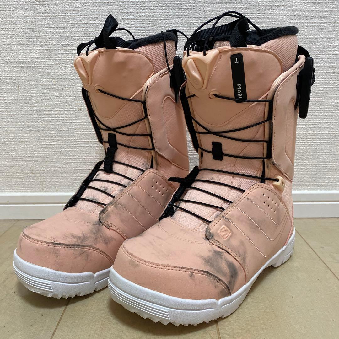 【即日発送_送料無料】SALOMON スノボブーツ PEARL 24.5cm