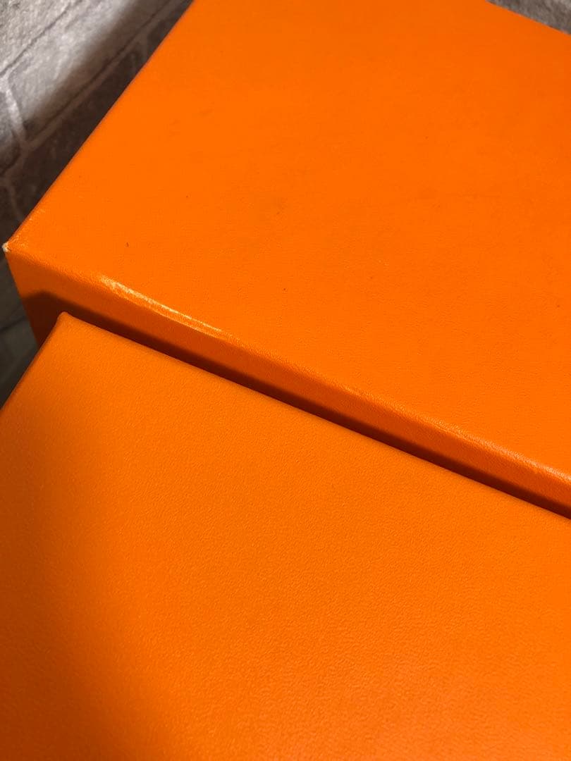 最終価格　エルメス　マグカップ箱　オレンジボックス