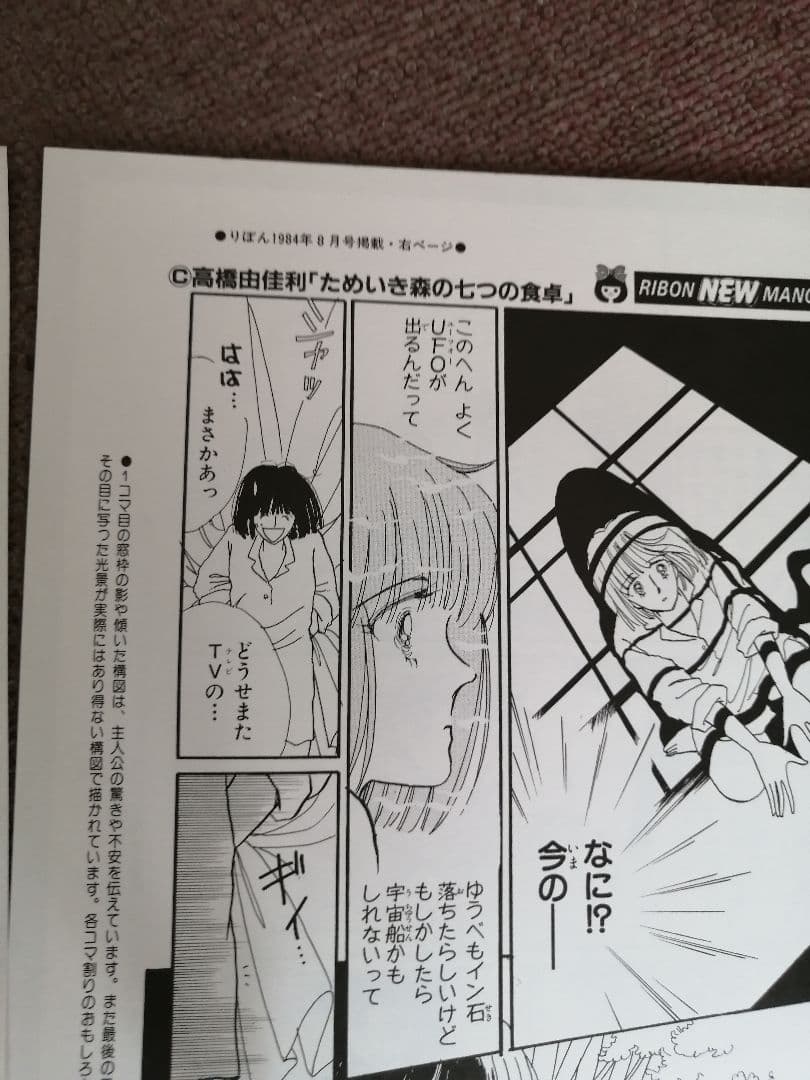 Ｗ最終値下げ‼️高級品‼️希少品‼️りぼん複製原画集　全14枚‼️