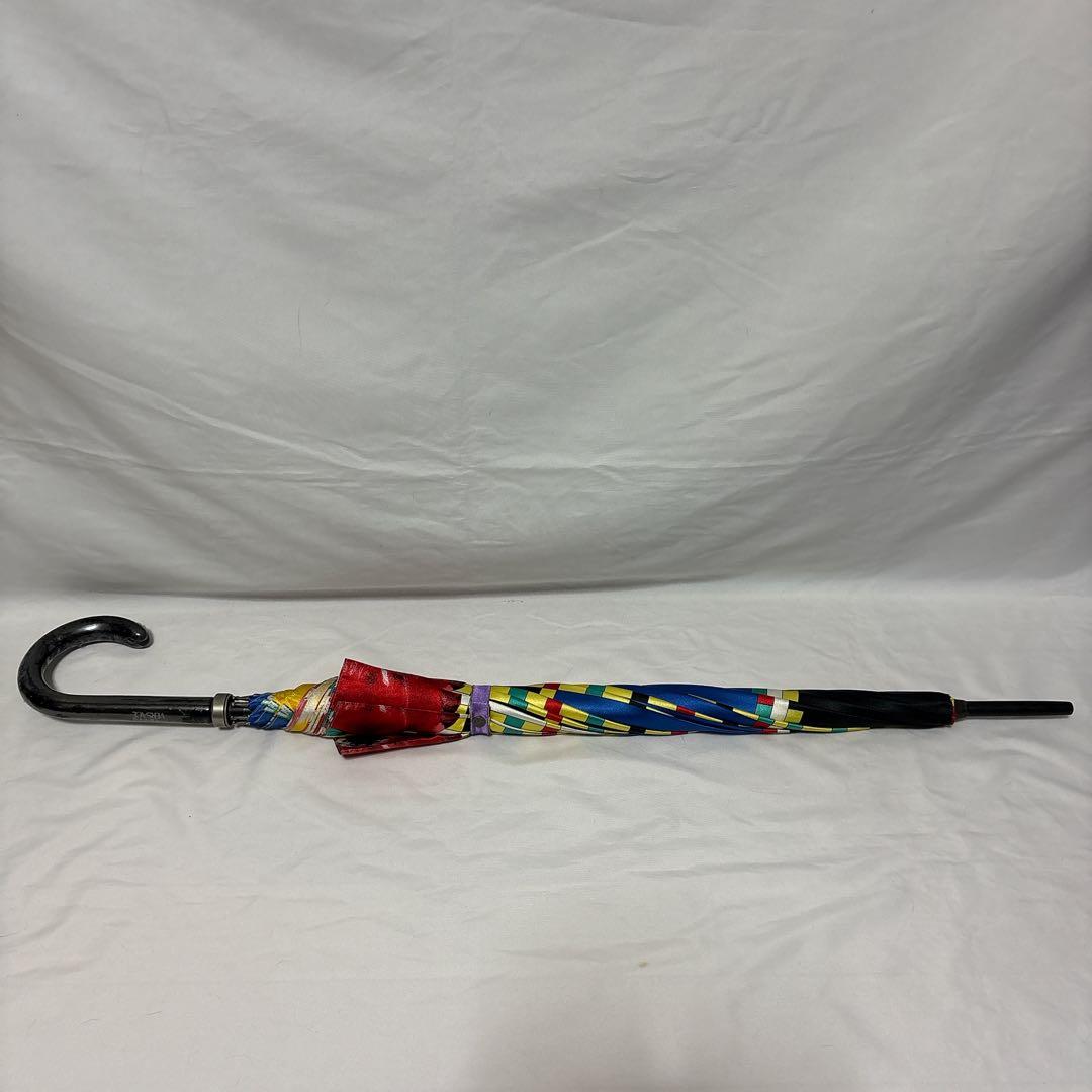 【美品】ジャンニ ヴェルサーチ 長傘 カバー付き 花 バロック 総柄