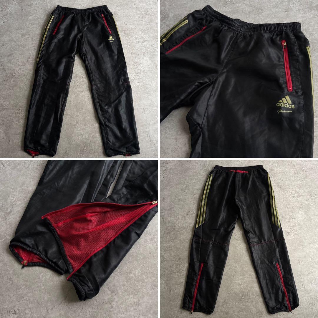 adidas professional ウィンドジャケット セットアップ 黒