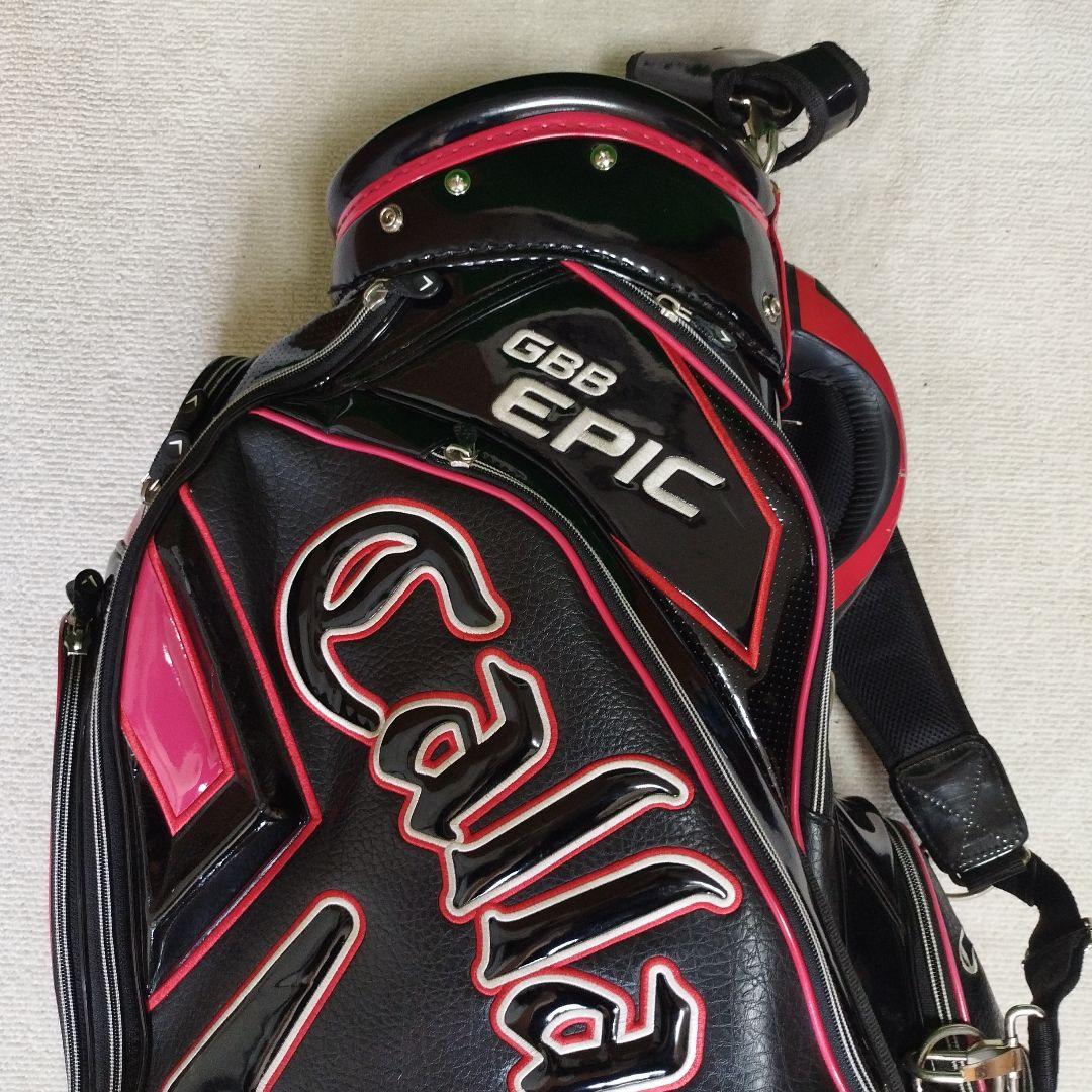 Callaway Epic キャディバッグ ブラック/ピンク ツアー 限定モデル