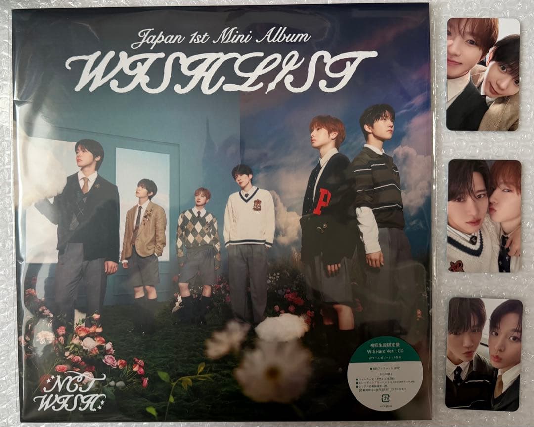 開封済み未使用 NCT WISH WISHLIST WISHarc 10枚SET