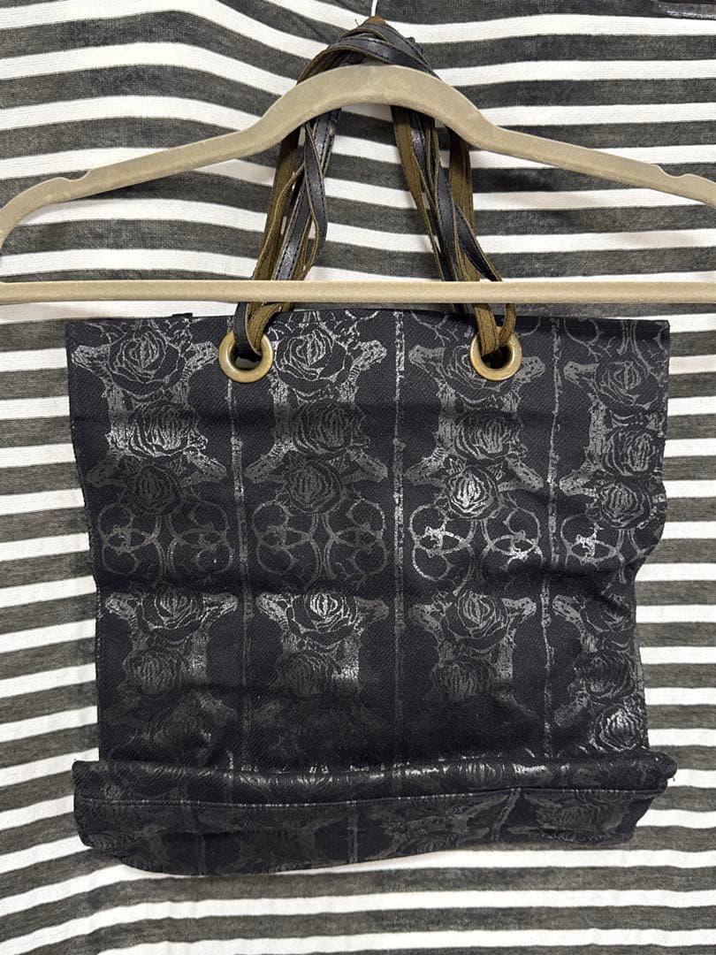 beauty beast ビューティビースト 薔薇柄プリントトートバッグ