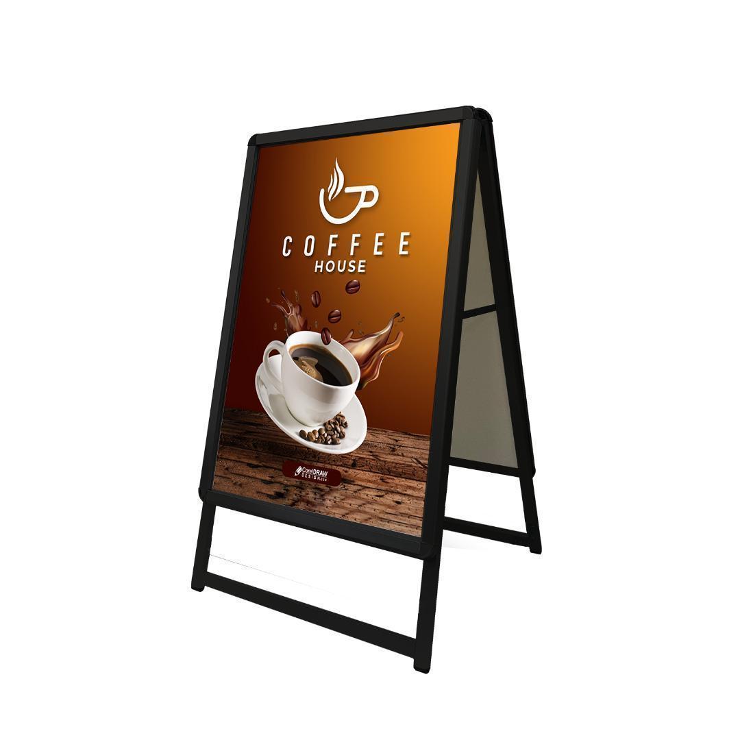 店舗用たて看板 (両面A1ブラック)1544*2個（★VUITTON★）専用