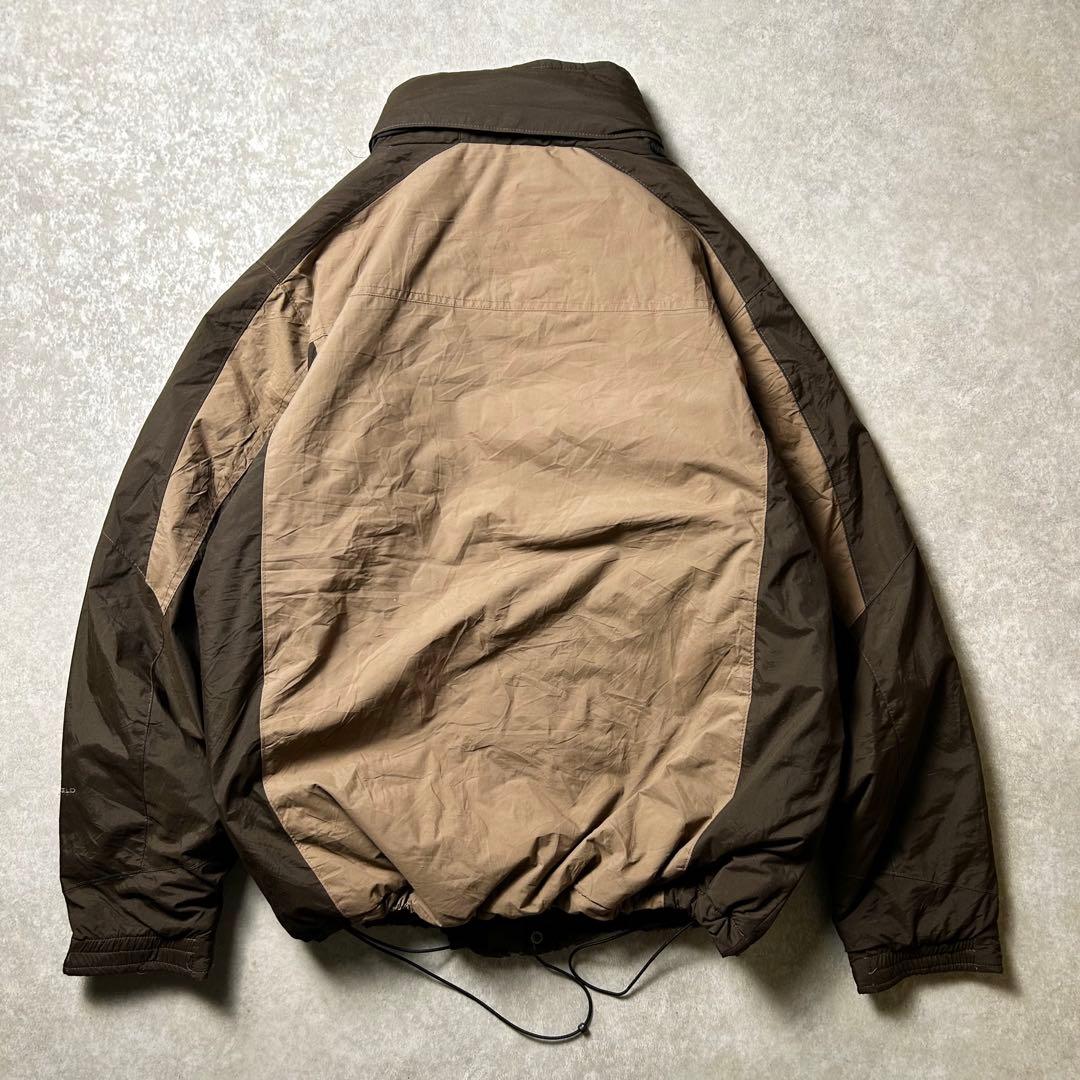 90〜00s Columbia ナイロンシェルジャケット ドローコード 中綿 L