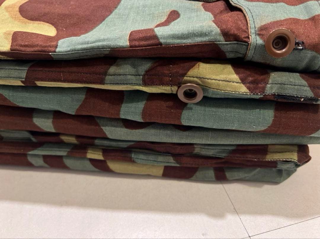 【最終値下】イタリア軍幕　サンマルコ迷彩　ポンチョテント　3枚セット