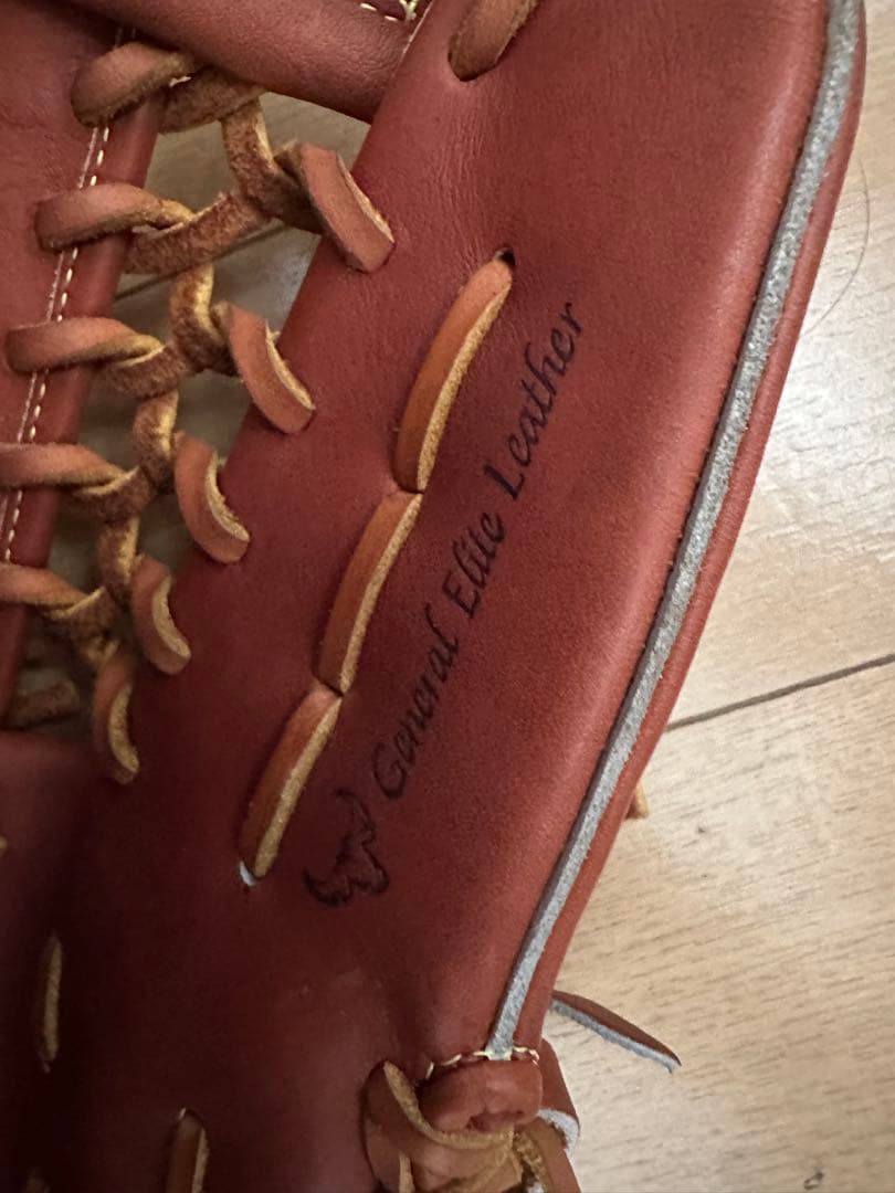 ハタケヤマ　硬式　左投げ　ファーストミット　湯もみ型付け済