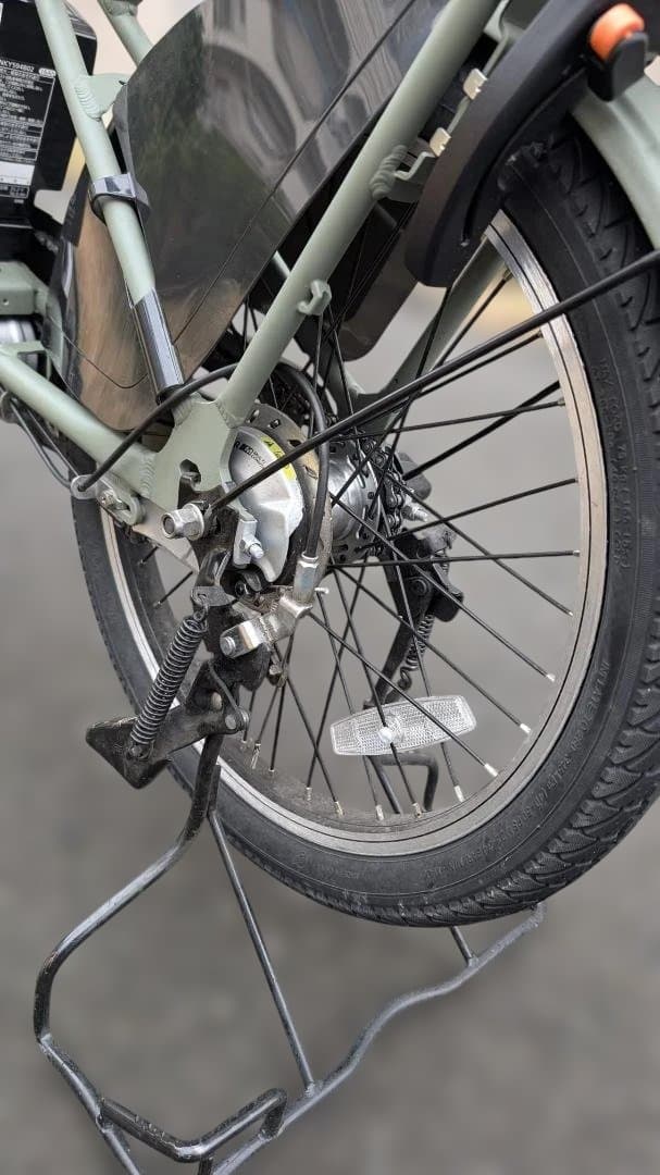 パナソニックギュットクルームFDX電動自転車20型3段16Ahマットオリーブ美品