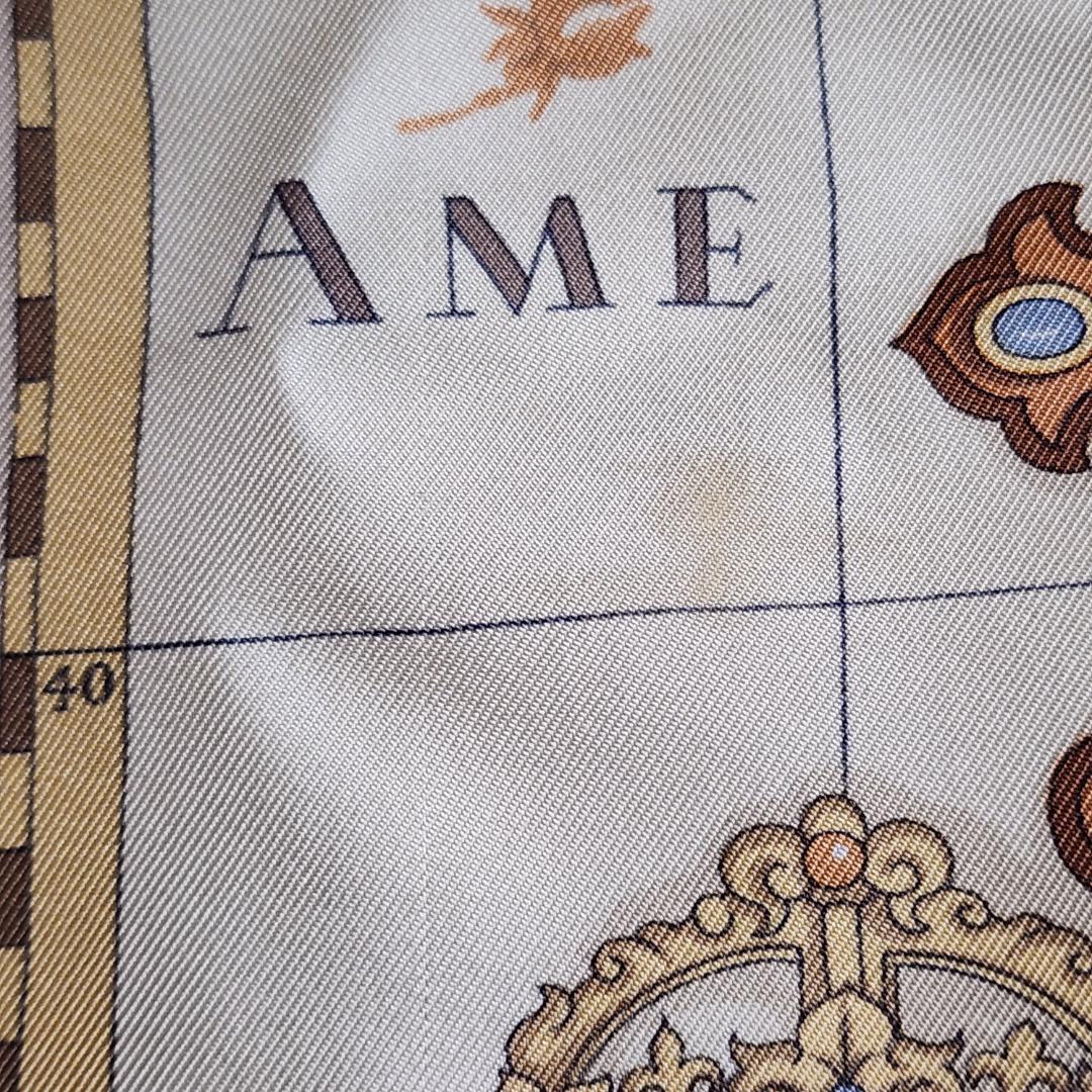 Dior ディオール スカーフ 大判 地図 海図 本 リーフ シルク グリーン