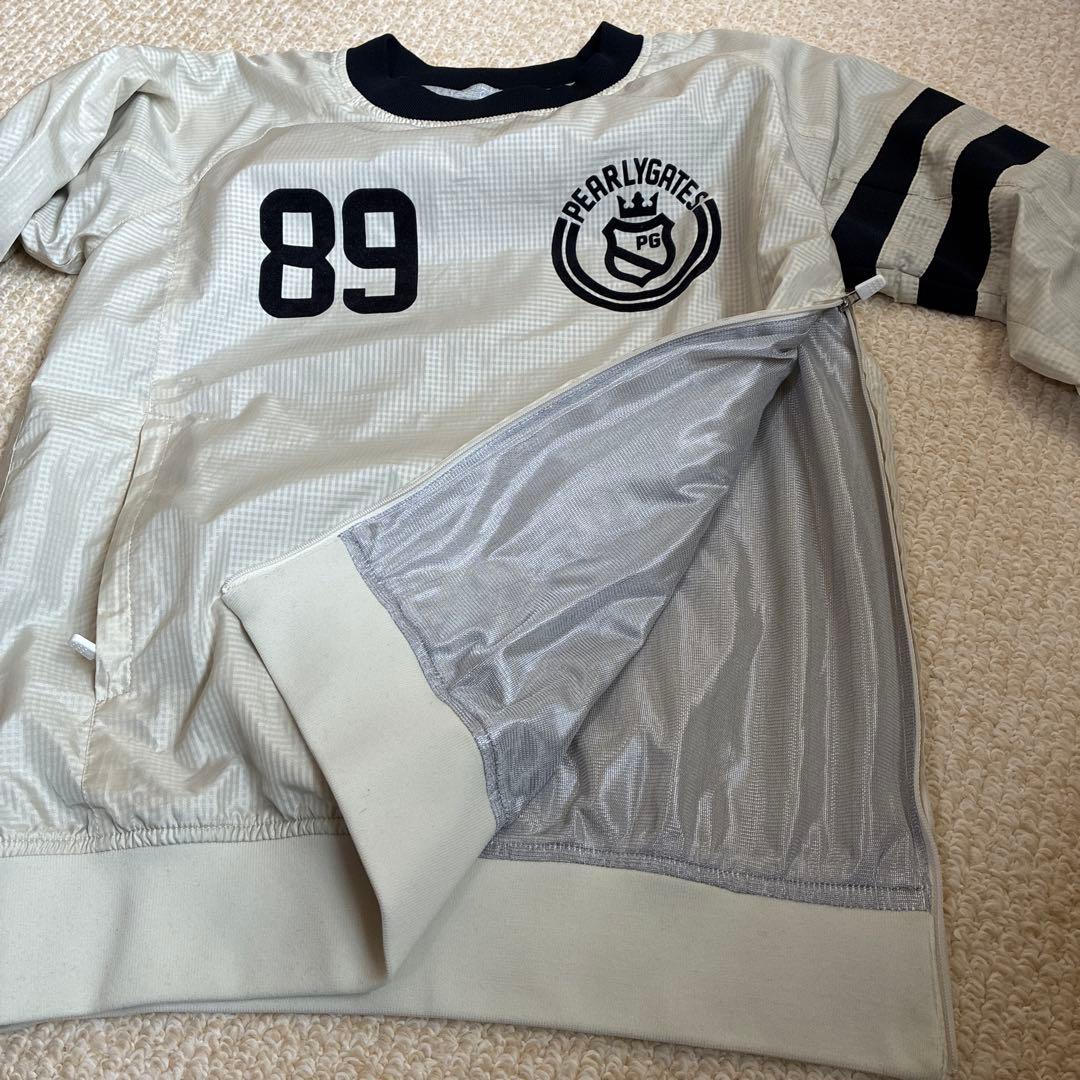 PEARLY GATES 長袖ジャケット 89 スニード　裏起毛　オフホワイト