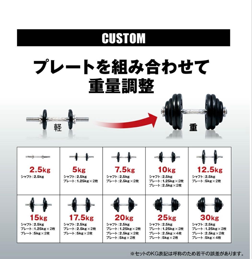 IROTEC ダンベルセット 60kg ②