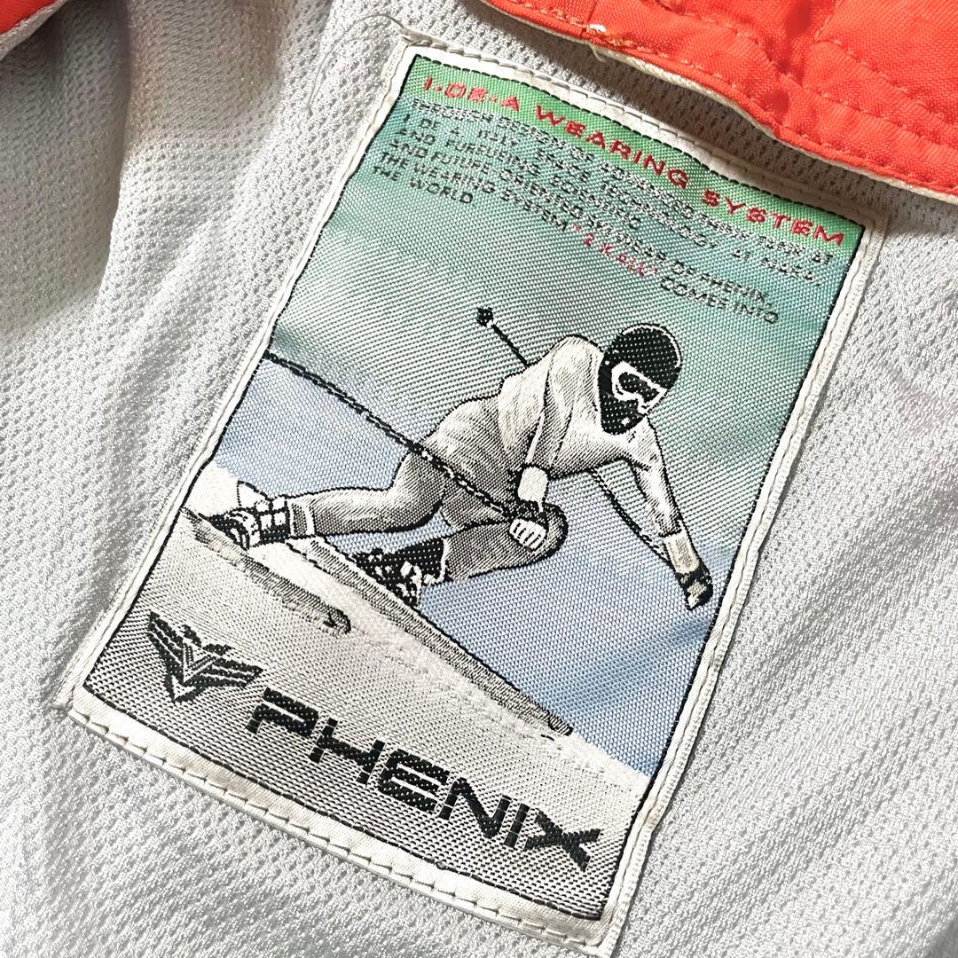 PHENIX フェニックス ナイロン フード 短丈 中綿ジャケット スキーウェア