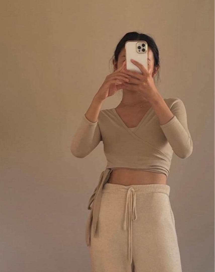 seed and soil オーガニックコットン　トップス　ベージュ　完売品