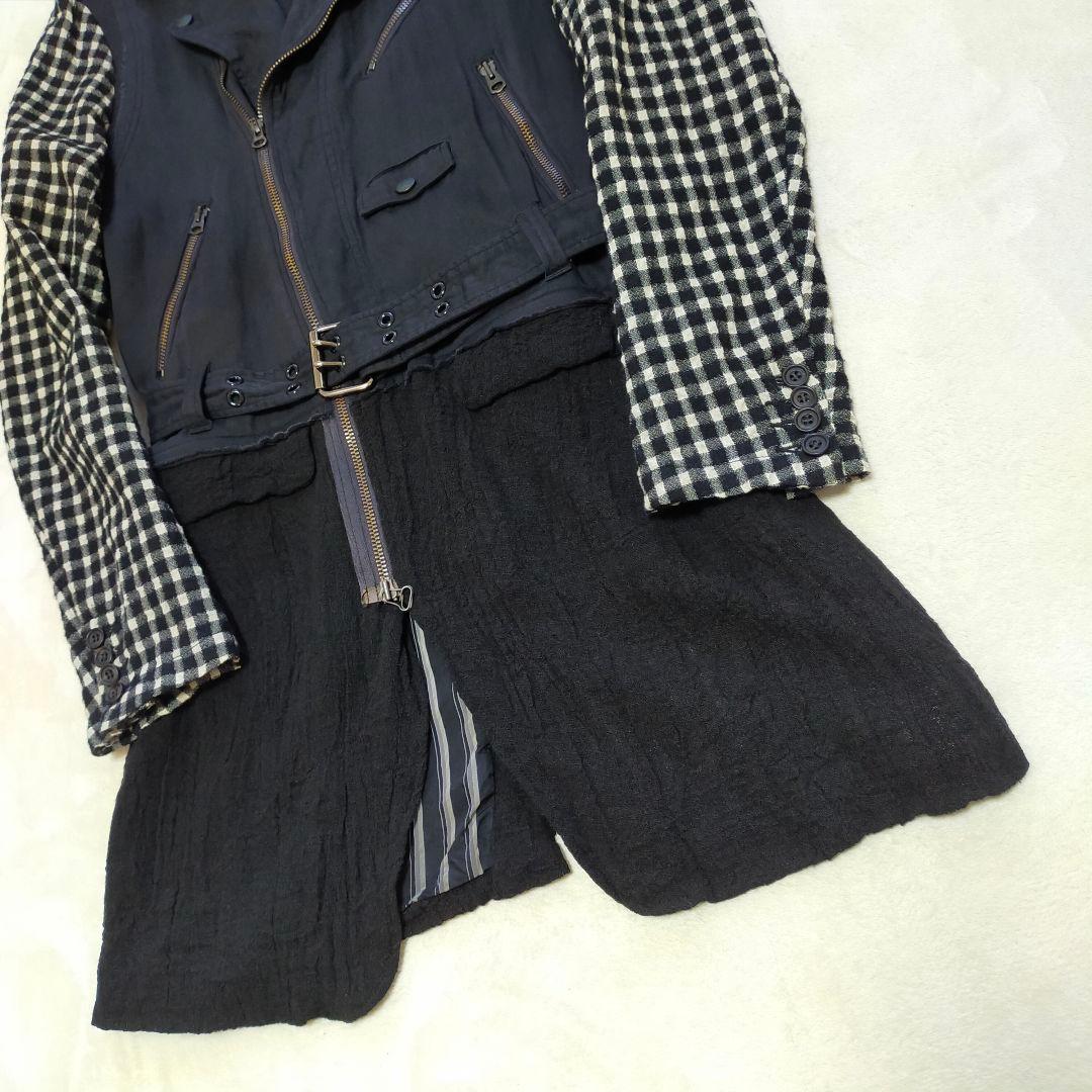 CONNECTERS　ダブルブレスト切り替えジャケット　コート　Мサイズ