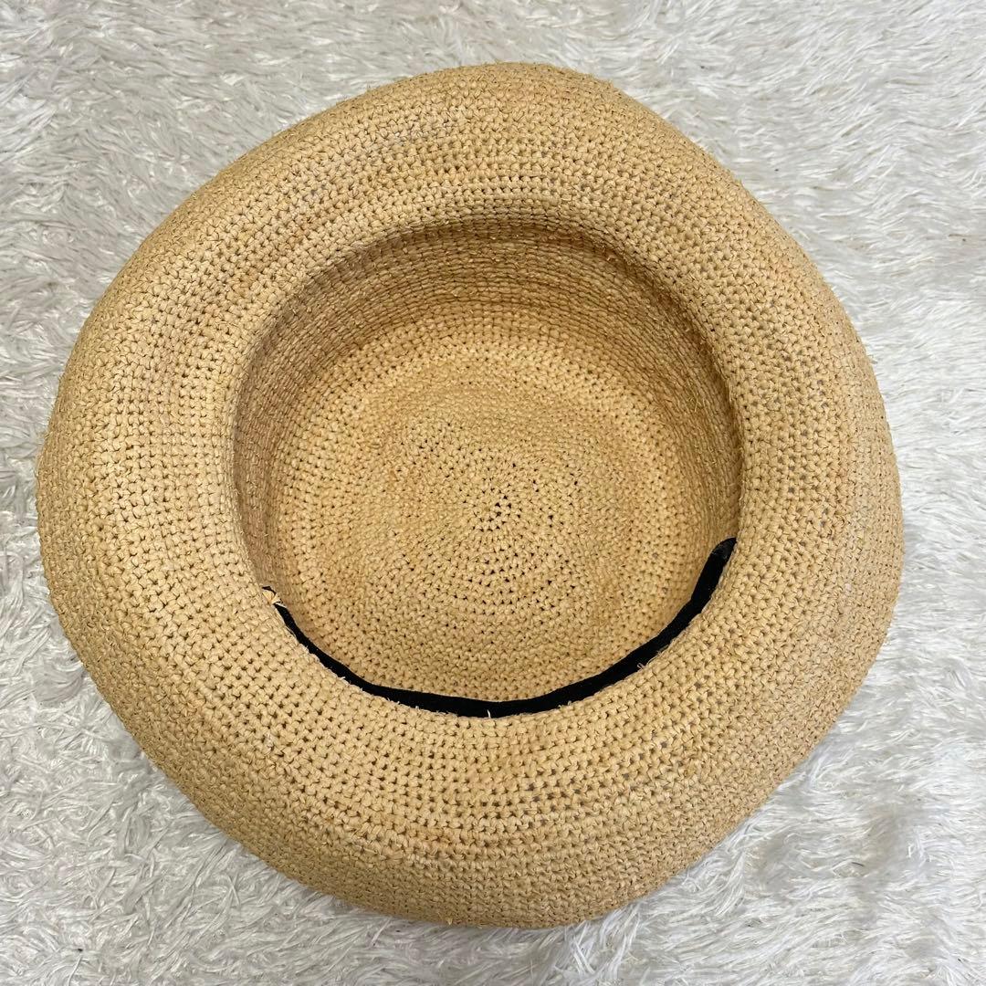 【未使用】ヘレンカミンスキー ハット 麦わら帽子 ラフィア100%