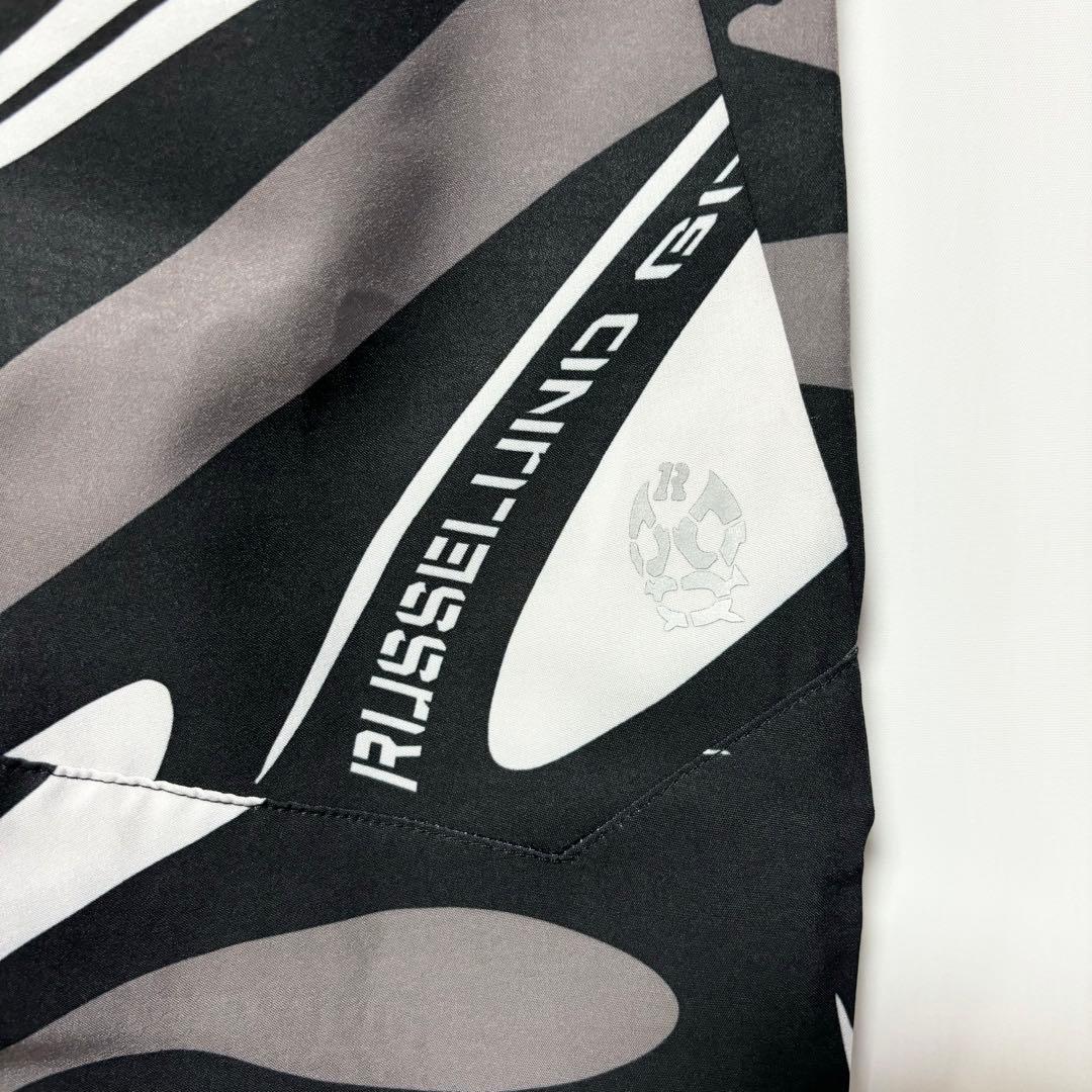 新品 ラッセルノ ゴルフ コンバット ポケット ロングパンツ ブラックカモ L5