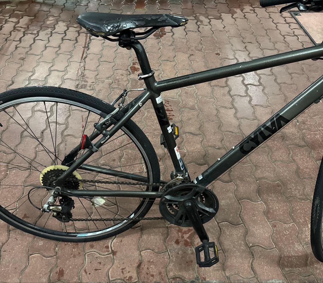 引き取り限定　クロスバイク　BRIDGESTONE CYLVA FLAT24