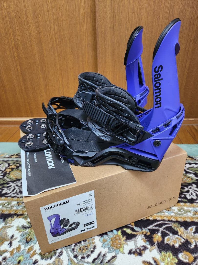 Salomon Hologram Mサイズ 紫/黒