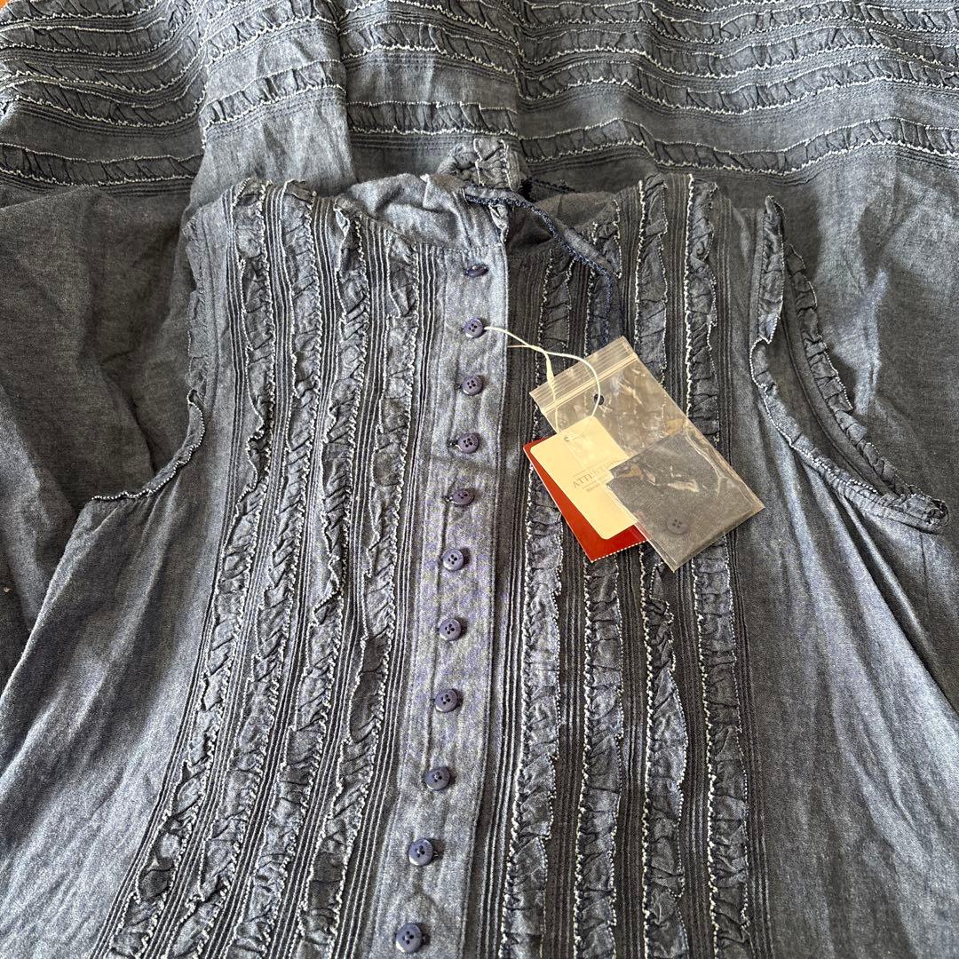 最終値下げ、新品タグつき、ピンクハウスデニムロングワンピース、