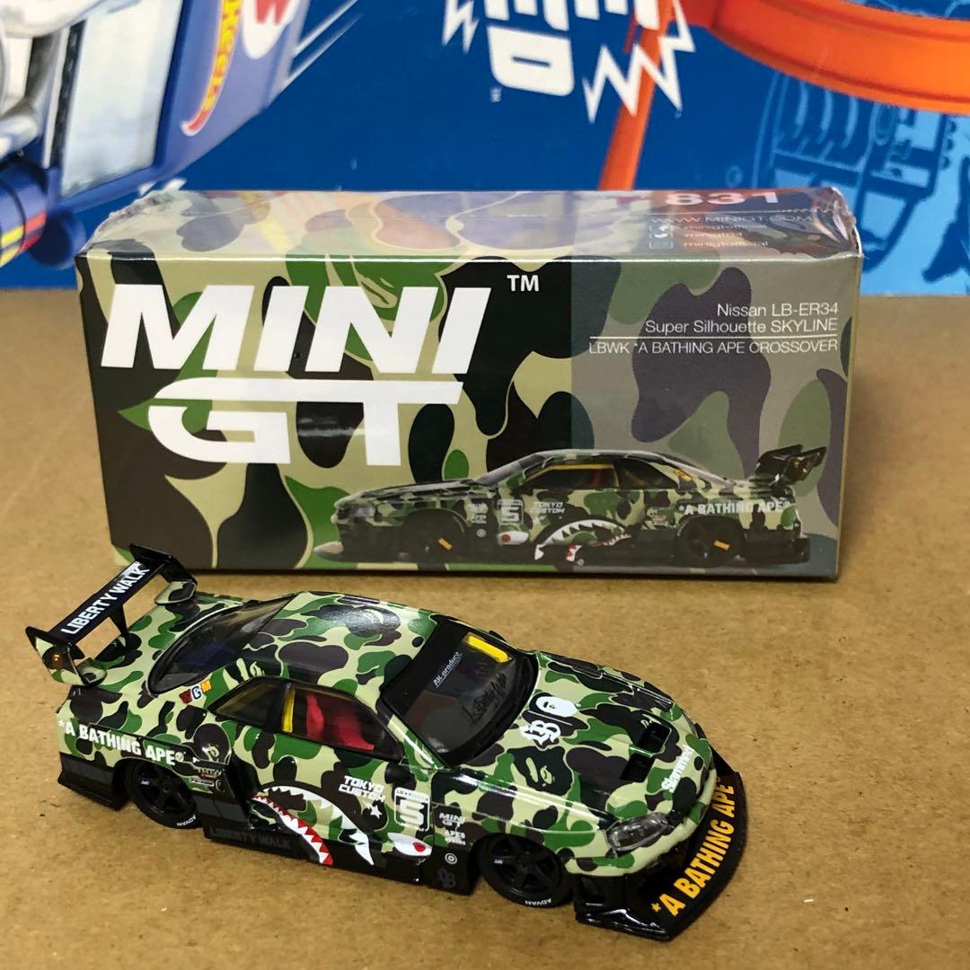 6台セット　MINI GT　リバティウォーク　BAPE　アベイシングエイプ