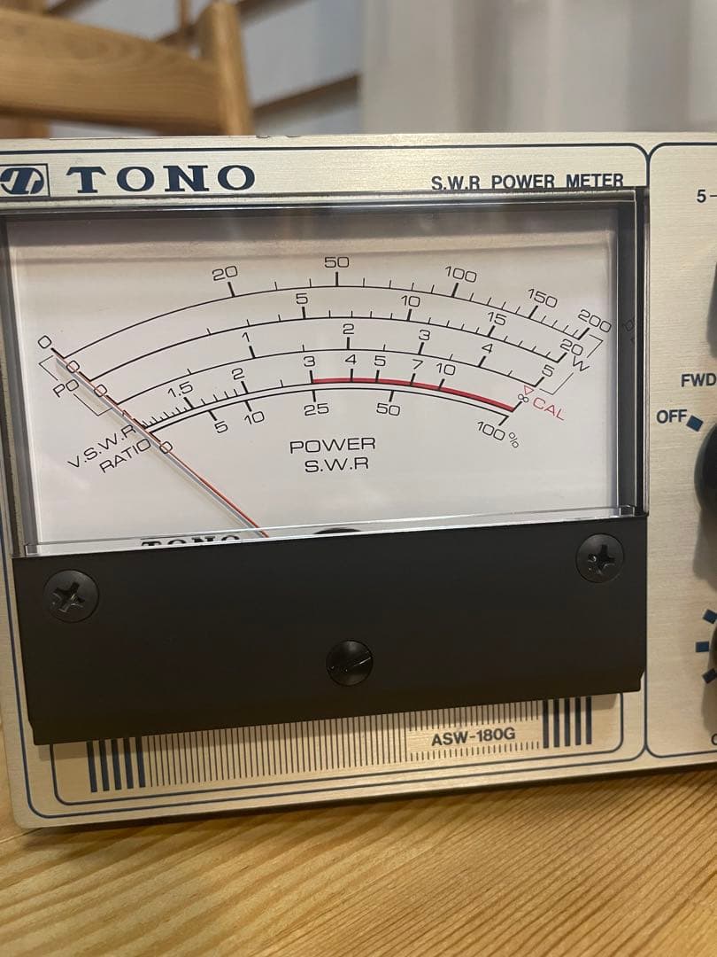 TONO ASW-180G SWR POWER METER 日本製