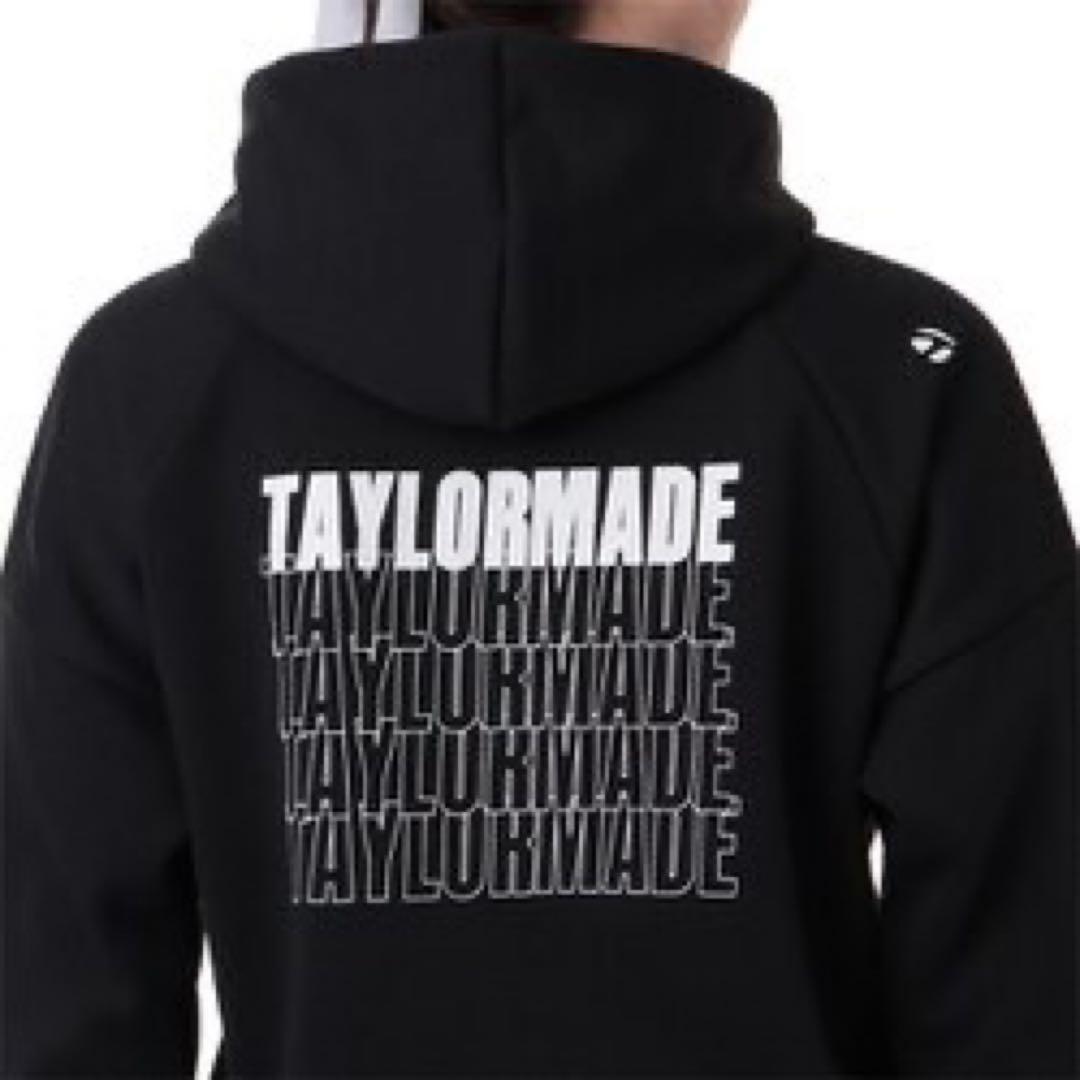 【Taylormade】新品✨S フード付きロゴトレーナー　スリット付き　秋冬