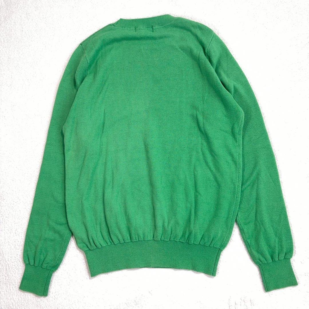 【ジャックバニー】ゴルフ　ニットトレーナー　カエデ葉ビッグロゴ1号　レディースM