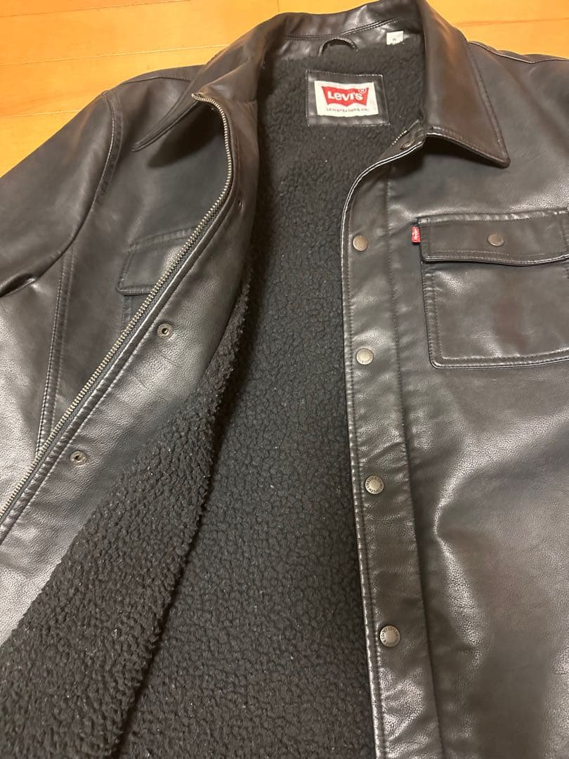 M*o様 Levi's 黒 レザージャケット