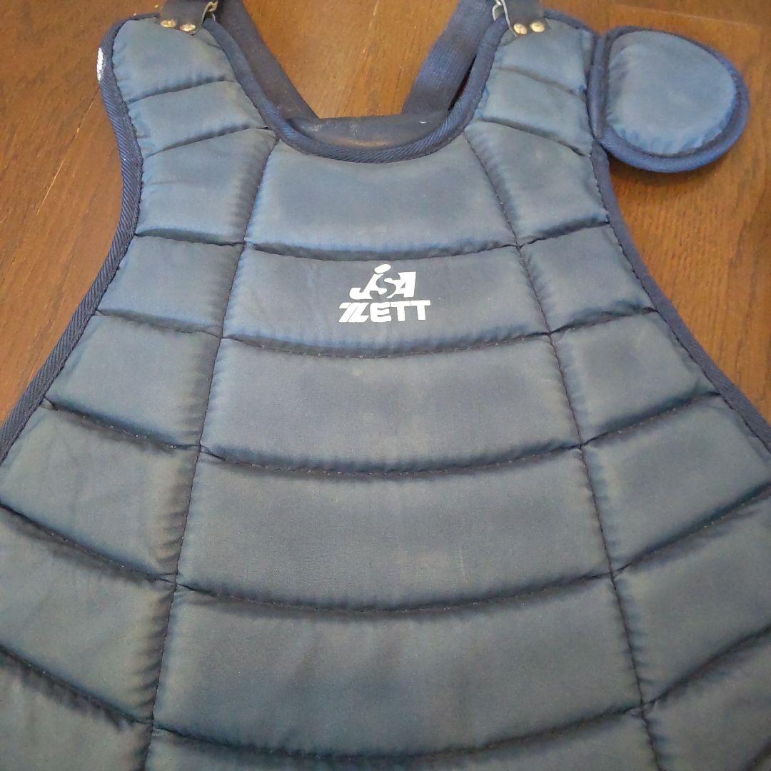JSA ZETT ソフトボール キャッチャー 防具 一式 紺
