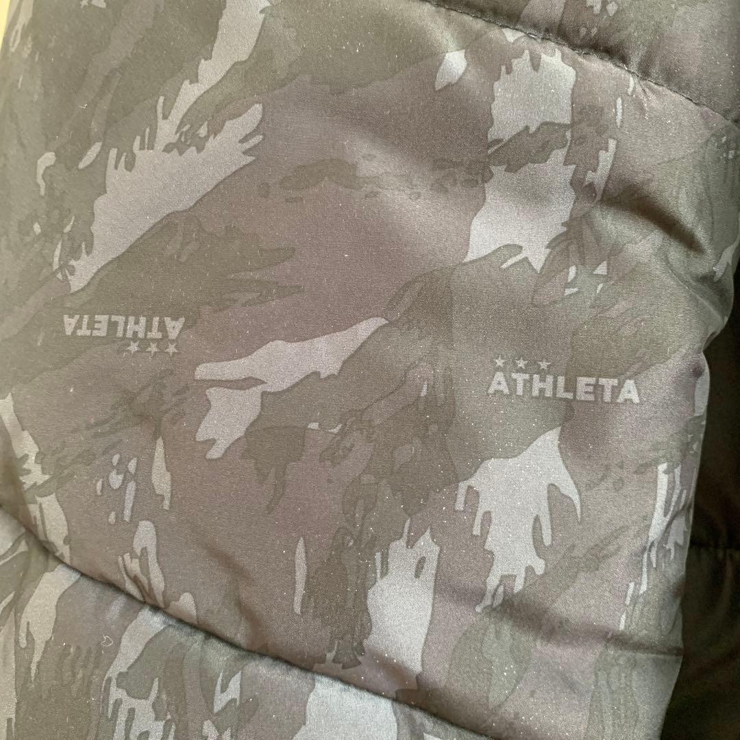 アスレタ ATHLETA ベンチコート サイズO 黒 サッカー