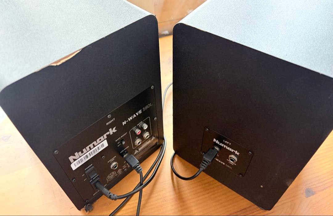 【中古】Numark N-WAVE580L モニタースピーカー　動作確認済