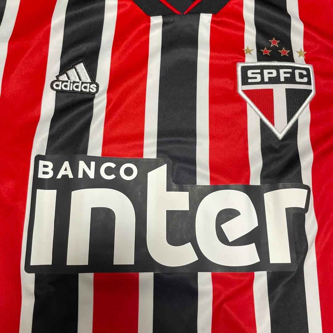 美品 Adidas SPFC エンブレム刺繍 サンパウロFC ユニフォーム S