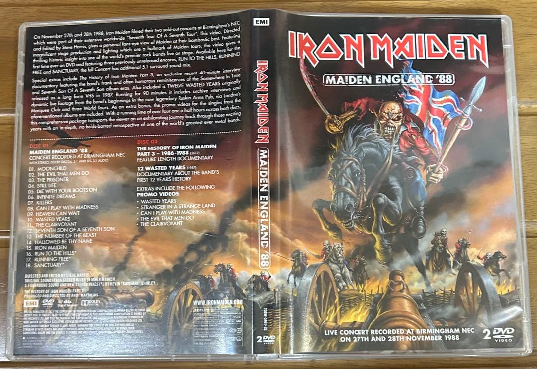 IRON MAIDENアイアンメイデン/DVD7枚組セット/ドラムスティック付き